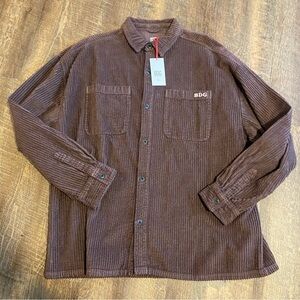 New Urban Outfitters BDG Corduroy Shacket Shirt